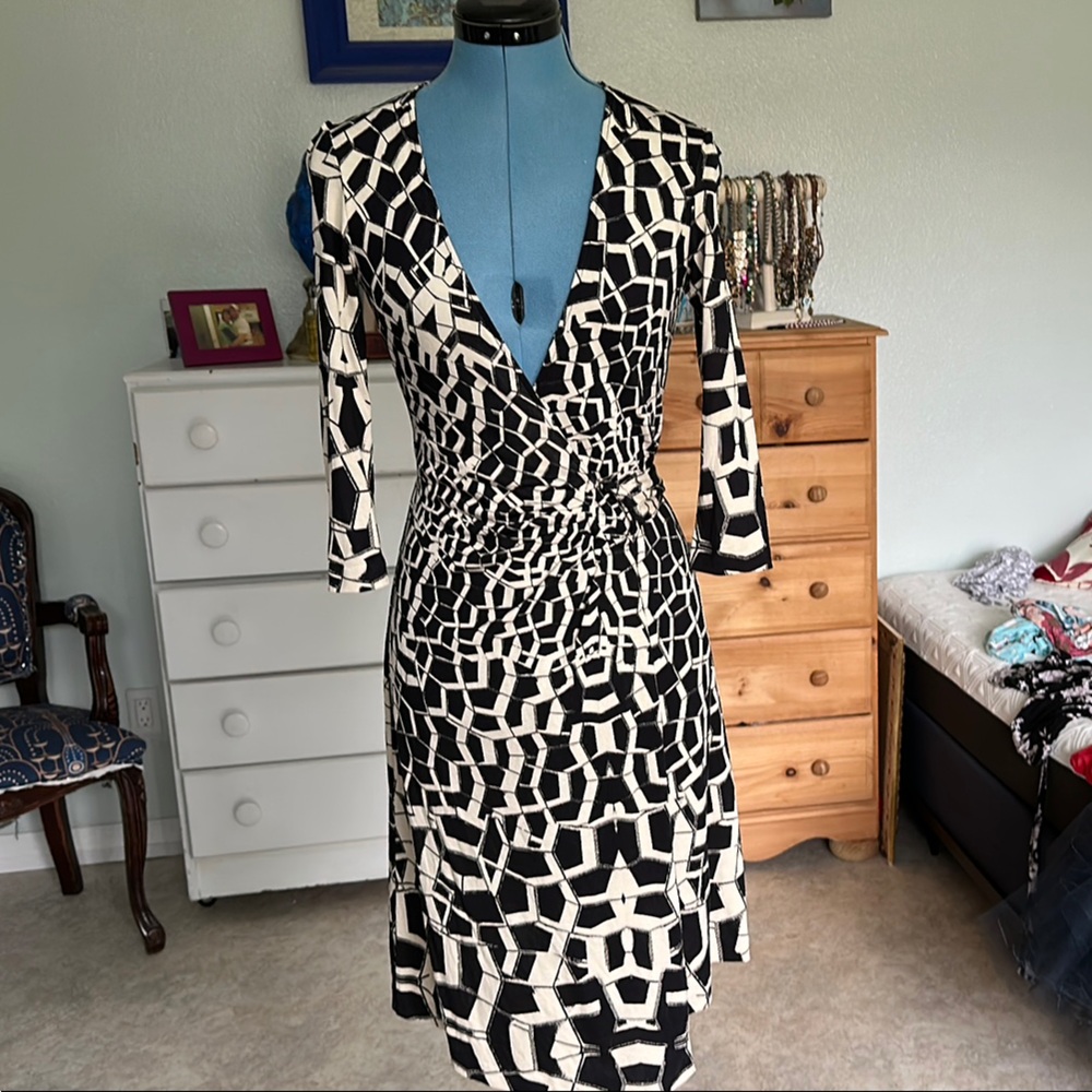 Diane Von Furstenburg wrap dress.